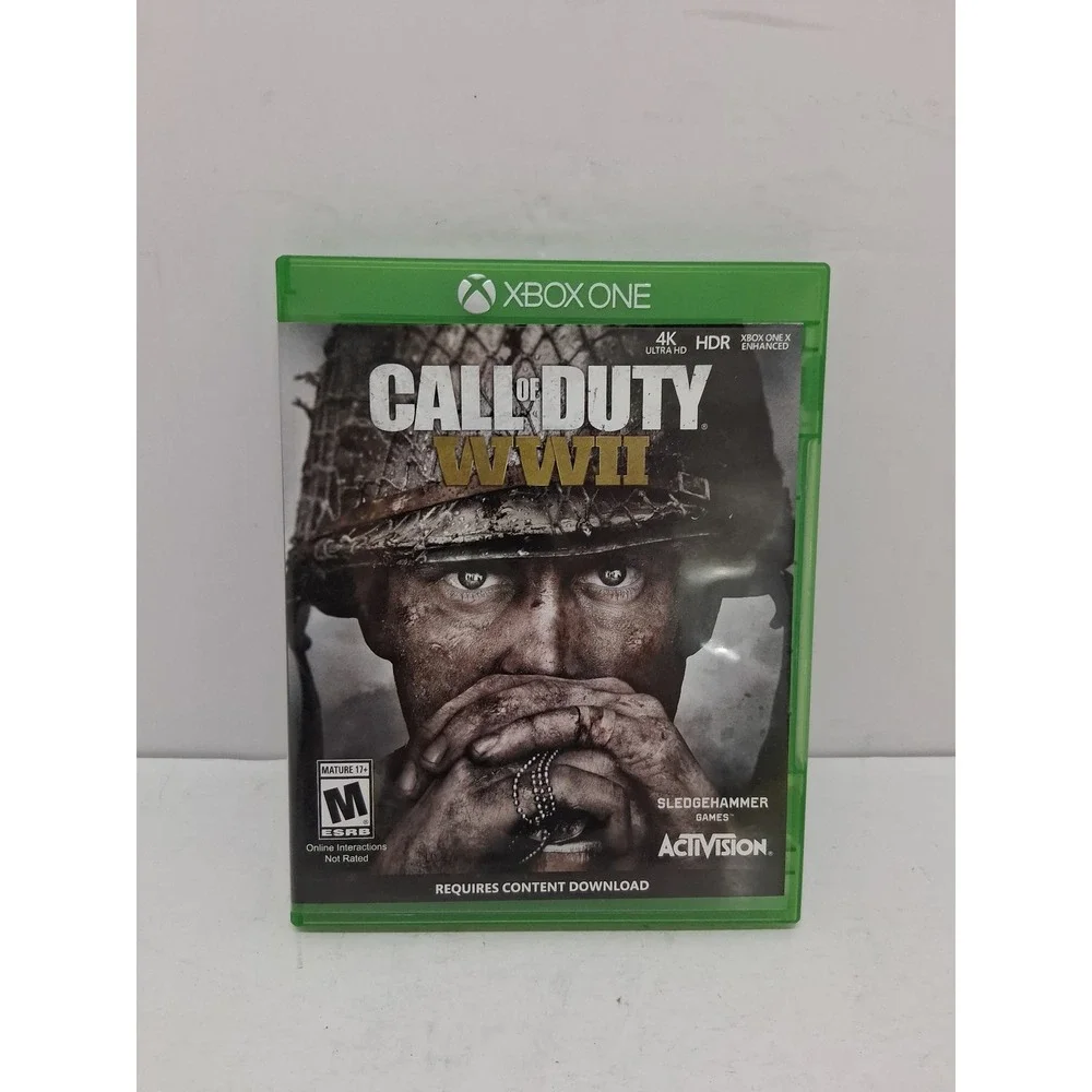 Call of Duty WWII Xbox One 4K Ultra HD HDR Sledgehammer Games Activision Disc